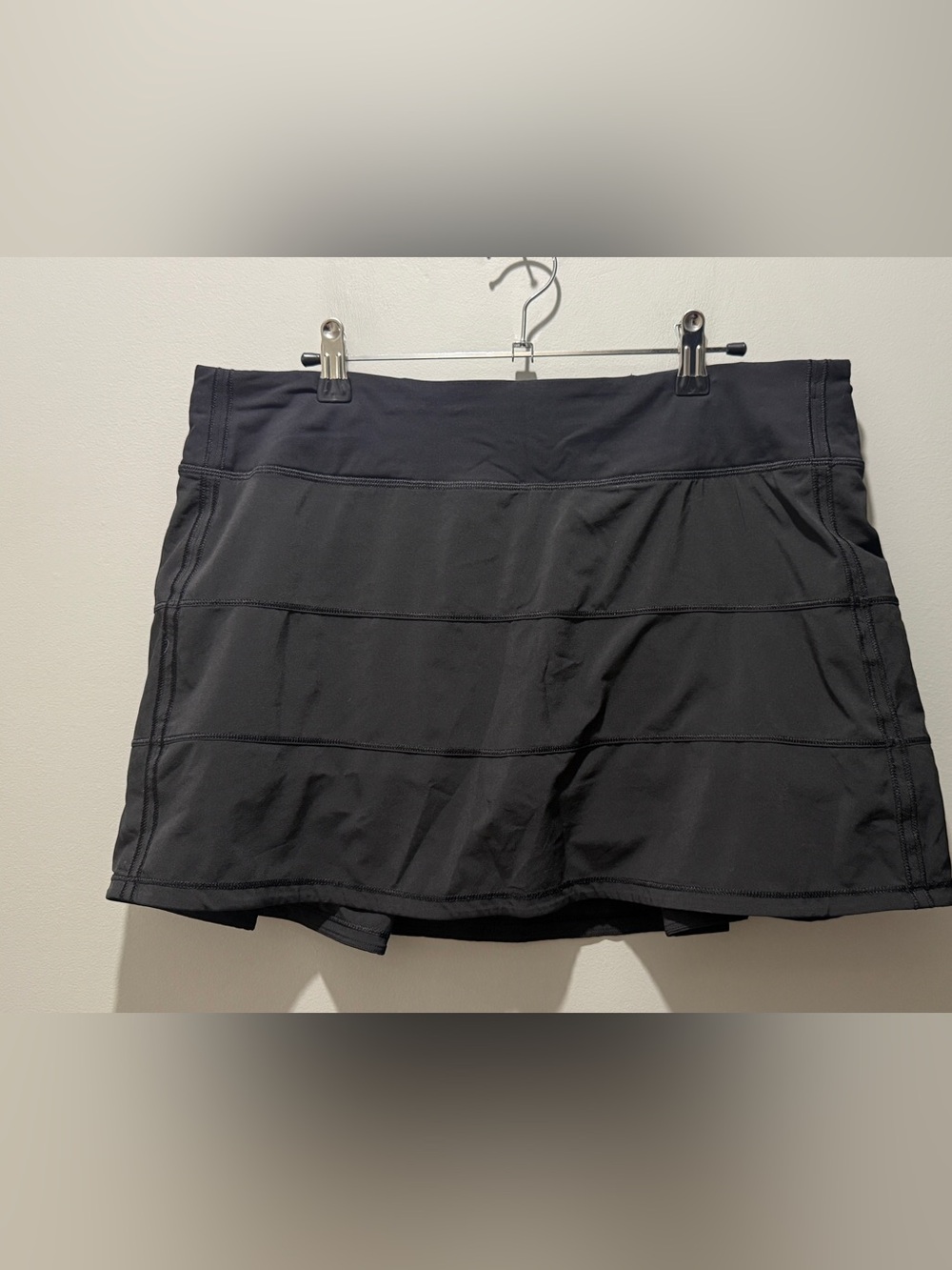 Lululemon Pace Rival Skirt (Tall) 4-way Stretch - Black - Picture 4 of 8